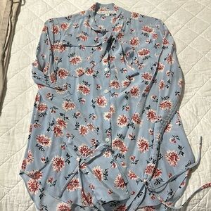 Veronica beard silk shirt